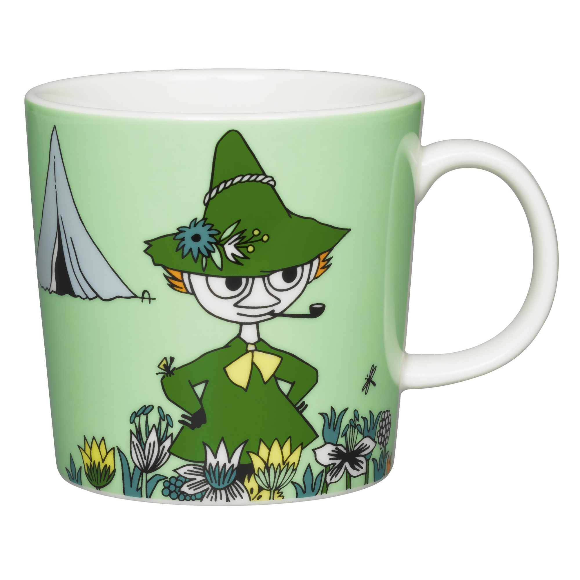 Snufkin green - Moomin mug - Arabia / Iittala