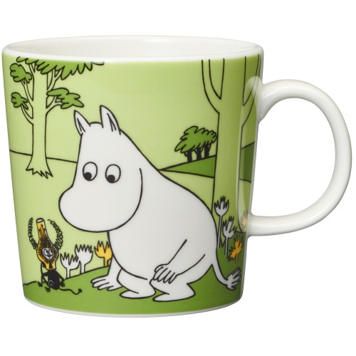 Moomintroll grassgreen - Moomin mug - Arabia / Iittala