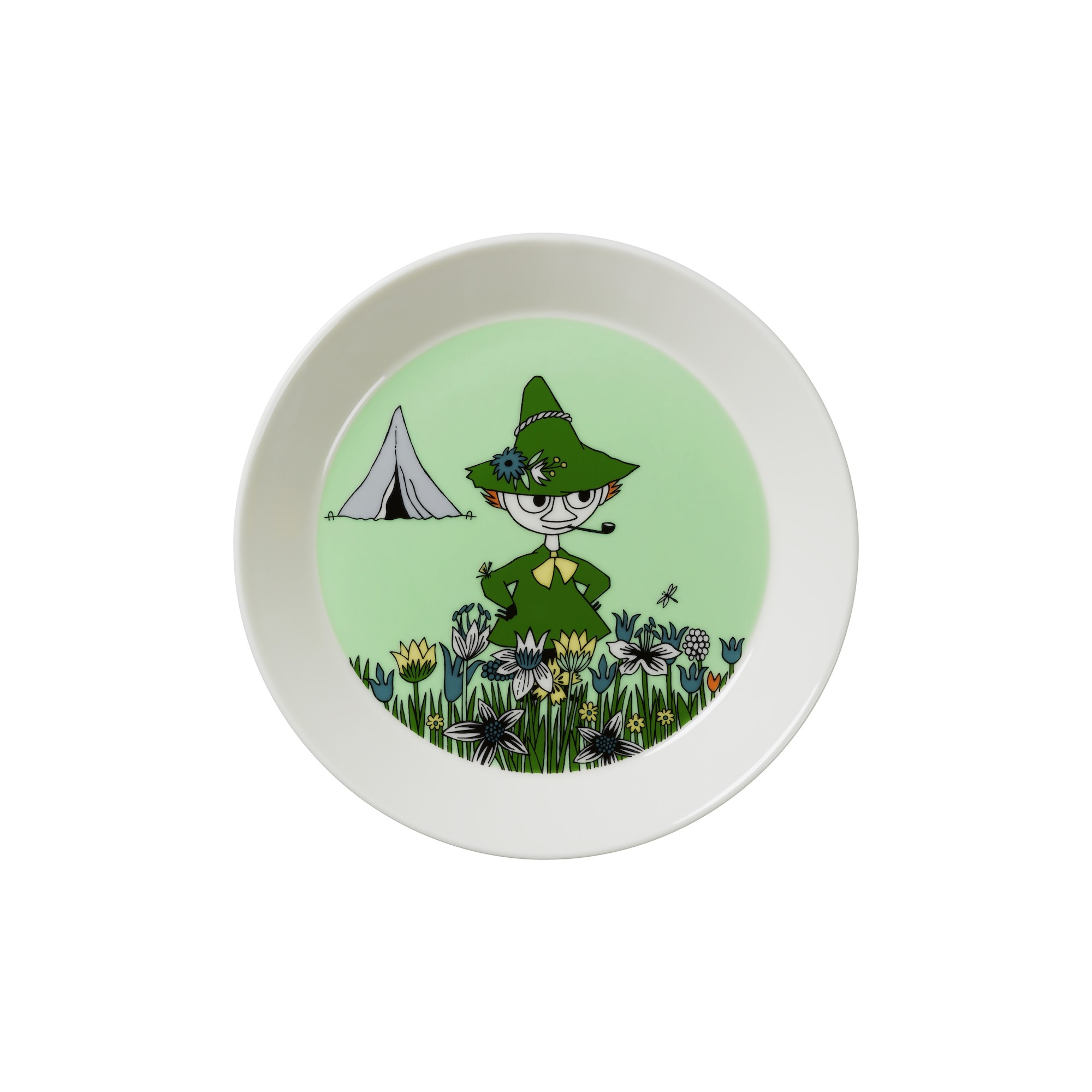 Snufkin green - assiette Moomin - Arabia / Iittala