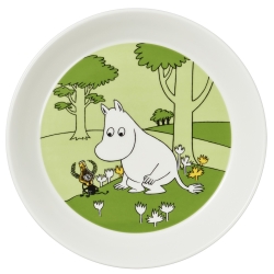 Moomintroll grassgreen - assiette Moomin - Arabia / Iittala