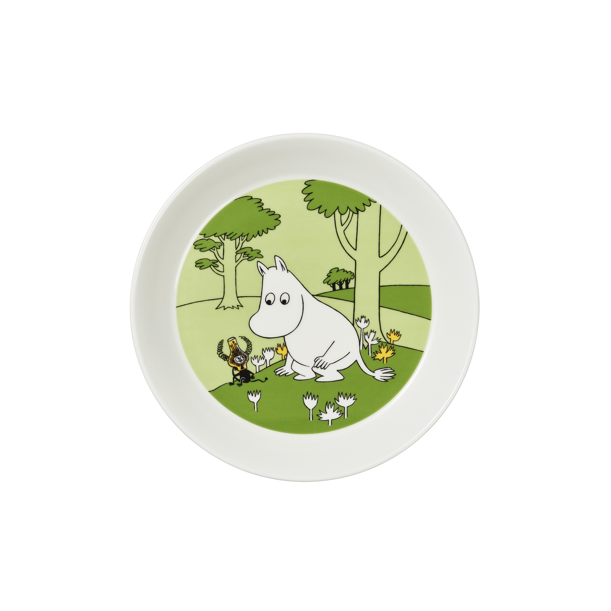 Moomintroll grassgreen - assiette Moomin - Arabia / Iittala