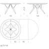 Ø140cm - PP75/140 - extendable table - PP Møbler