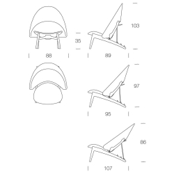 Tub chair - PP530 - PP Møbler