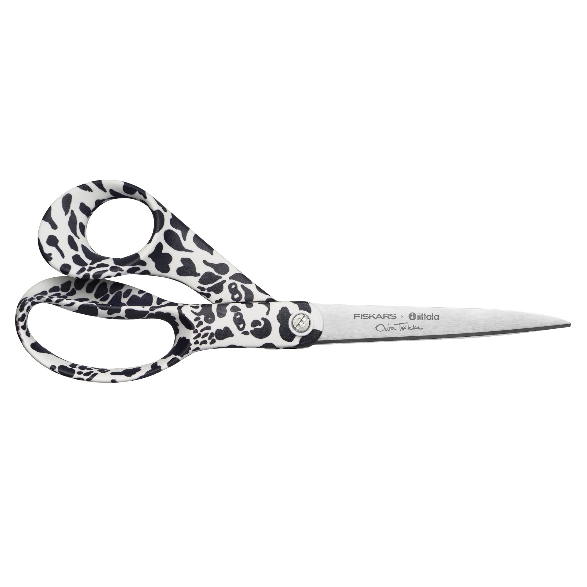 SOLD OUT - Cheetah black & white scissors universal right-hander – 21 cm - Iittala