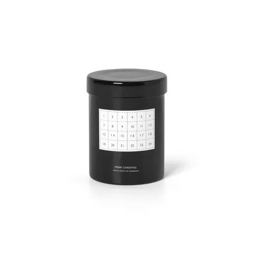 Scented Calendar candle - Black