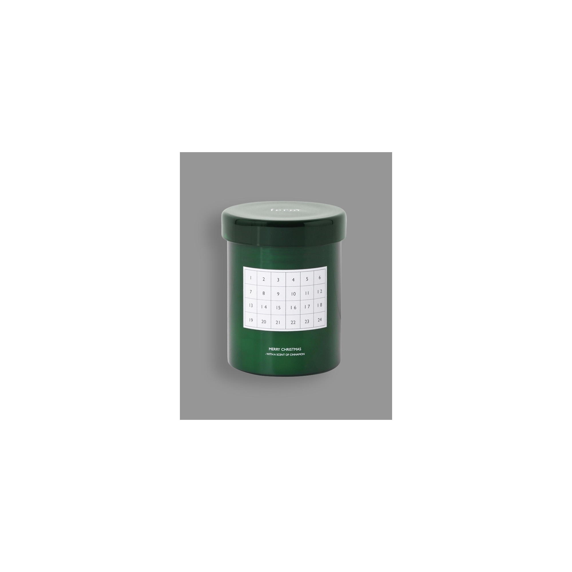 Scented Calendar candle - Green