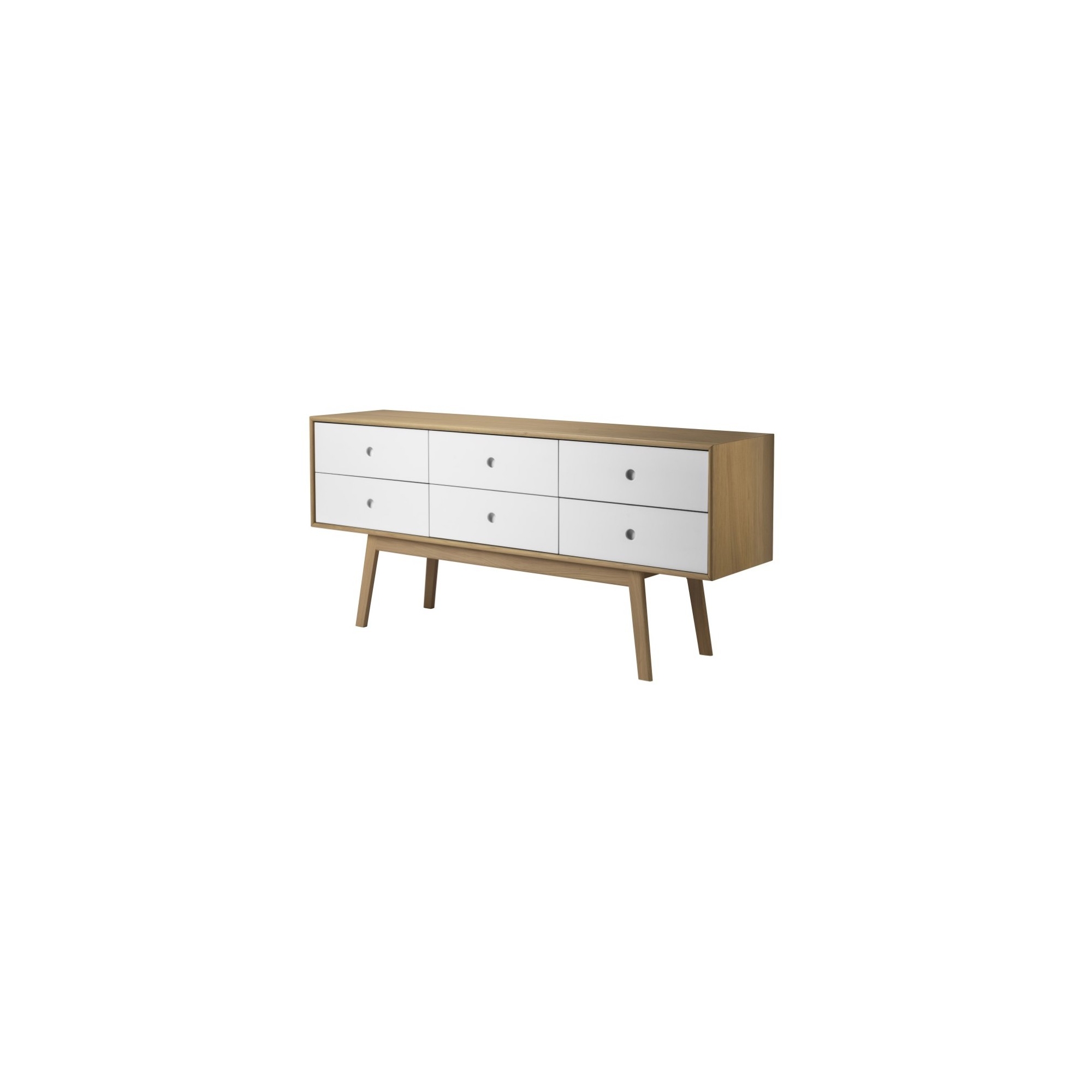 OUT OF STOCK - Oak / White - sideboard Butler A86 - FDB Møbler