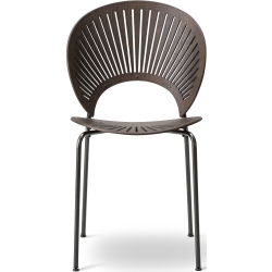 SOLD OUT lacquered smoked oak / flint - Trinidad chair - Fredericia