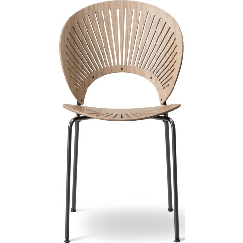 SOLD OUT Lacquered oak / flint - Trinidad chair - Fredericia