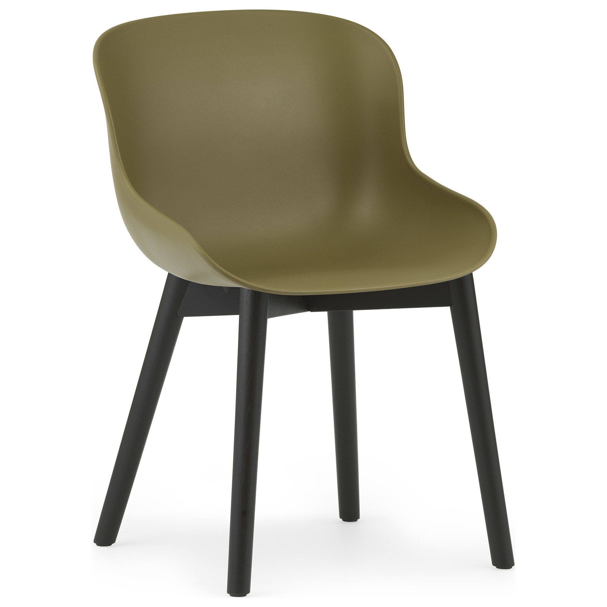 Olive / Chêne peint en noir – Chaise Hyg - Normann Copenhagen