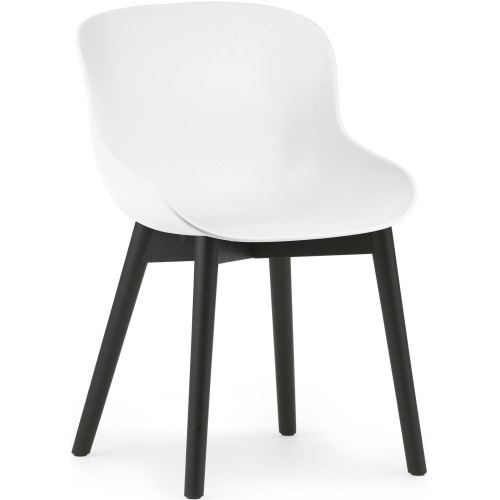 White / Black lacquered Oak – Hyg Chair - Normann Copenhagen