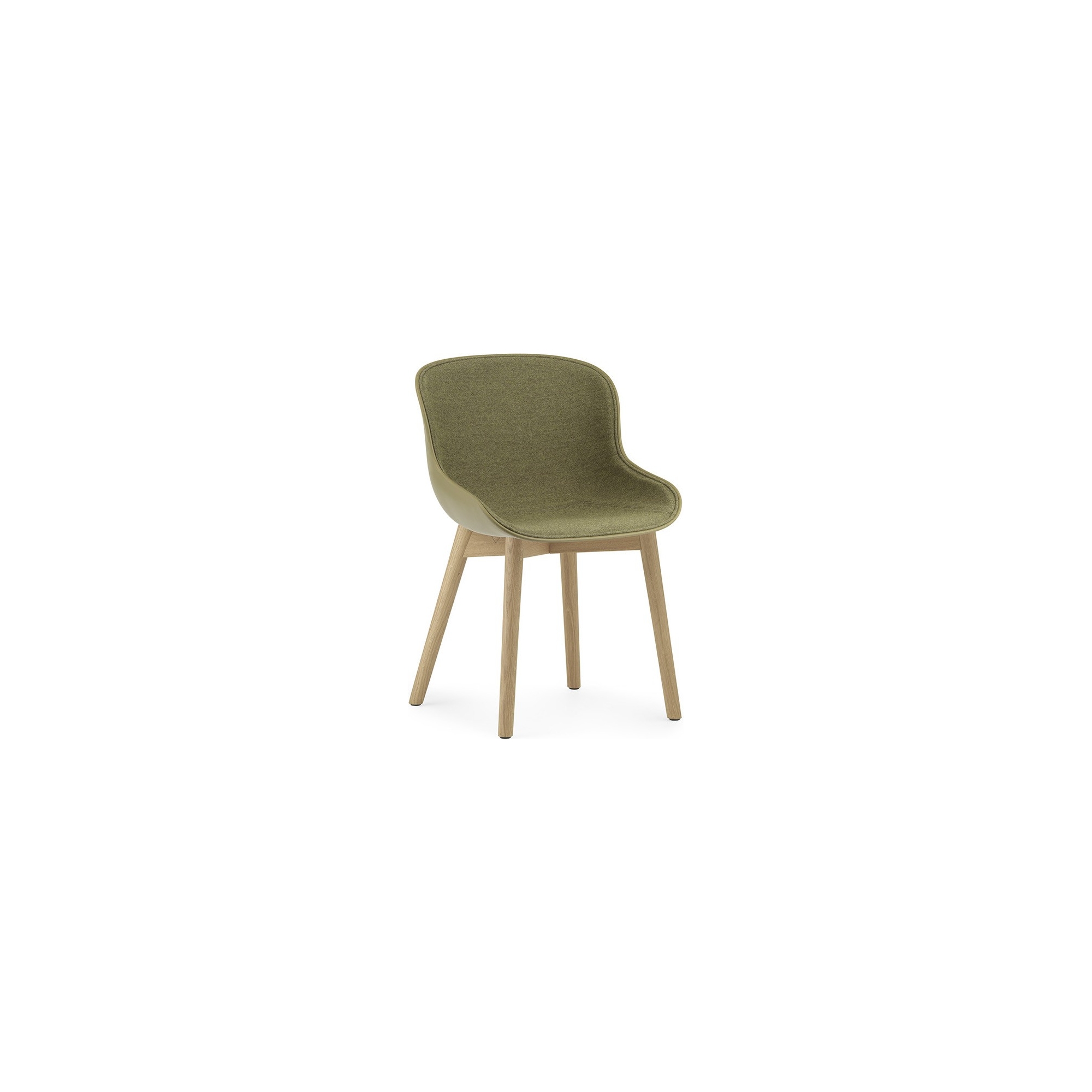 olive / Synergy 48 / oak – front upholstered –  Hyg Chair - Normann Copenhagen