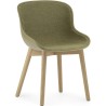 olive / Synergy 48 / oak – front upholstered –  Hyg Chair - Normann Copenhagen