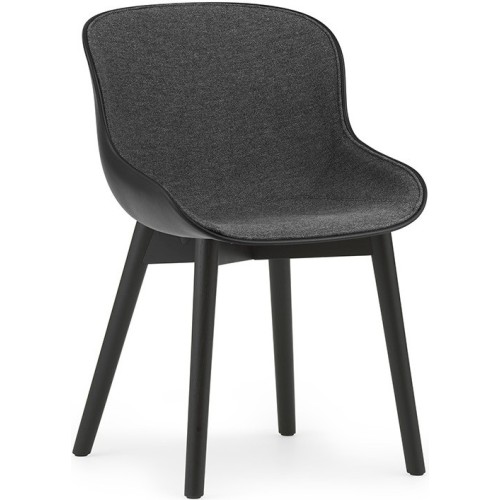 noir / Main Line Flax 16 / chêne peint en noir – intérieur rembourrée – Chaise Hyg - Normann Copenhagen