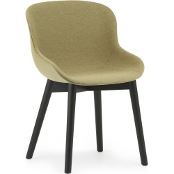 Main Line Flax 07 / Black lacquered oak – Full upholstered – Hyg Chair - Normann Copenhagen