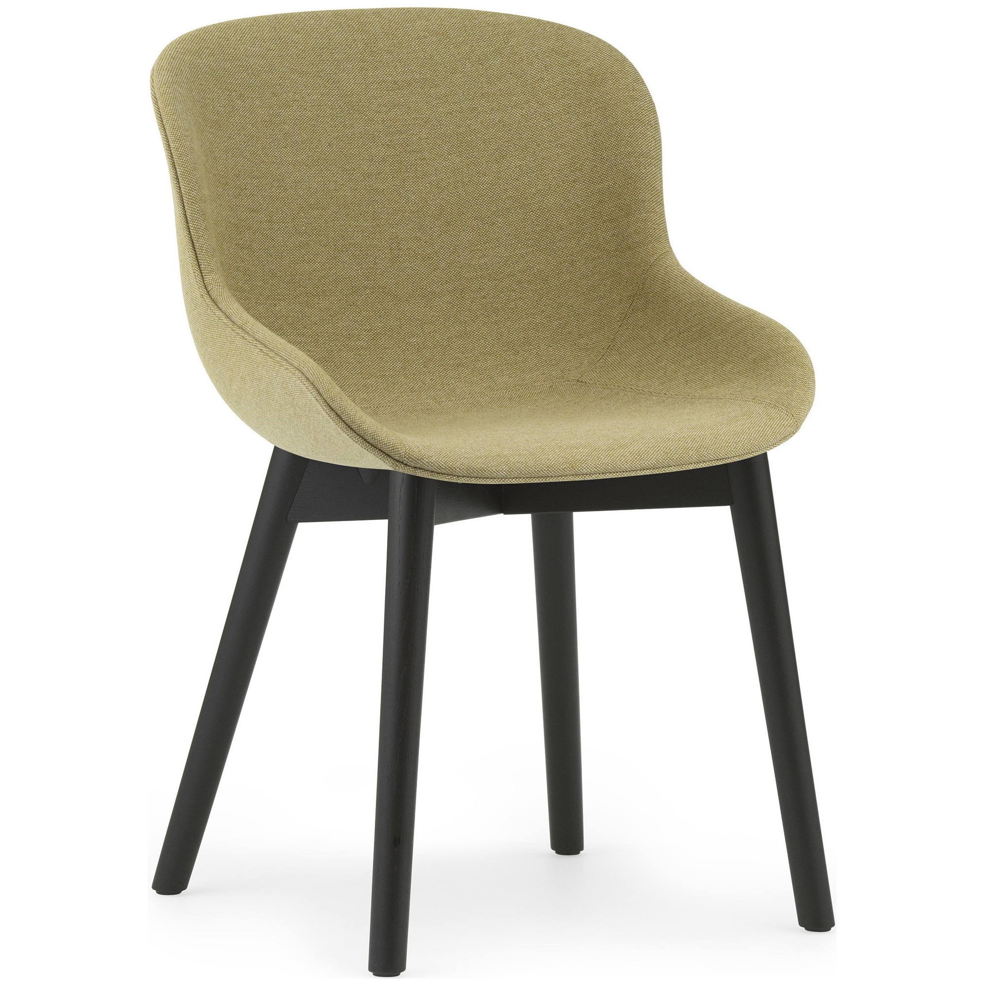 Main Line Flax 07 / Black lacquered oak – Full upholstered – Hyg Chair - Normann Copenhagen