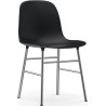 black / chrome – Form Chair - Normann Copenhagen