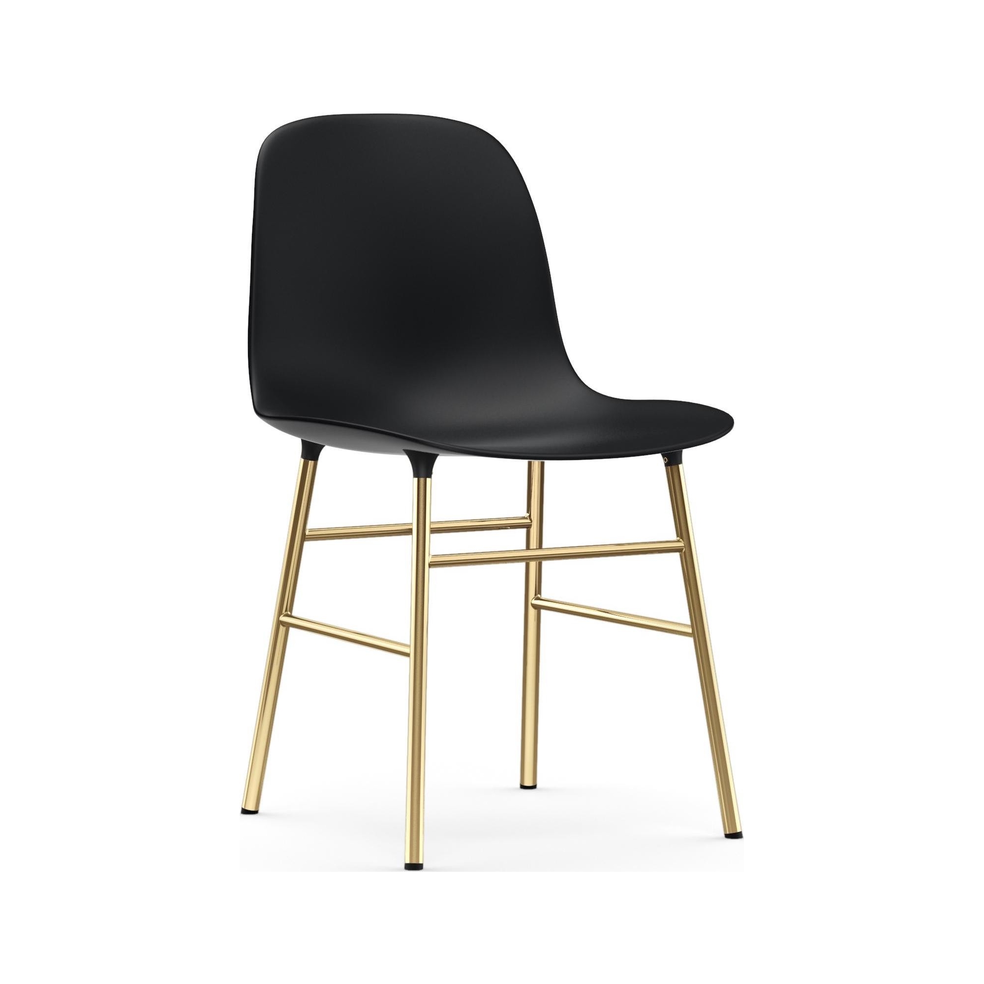 black / brass – Form Chair - Normann Copenhagen