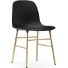 black / brass – Form Chair - Normann Copenhagen