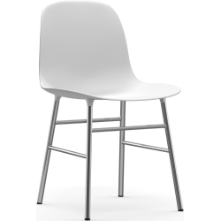 white / chrome – Form Chair - Normann Copenhagen