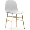 blanc / laiton – Chaise Form - Normann Copenhagen