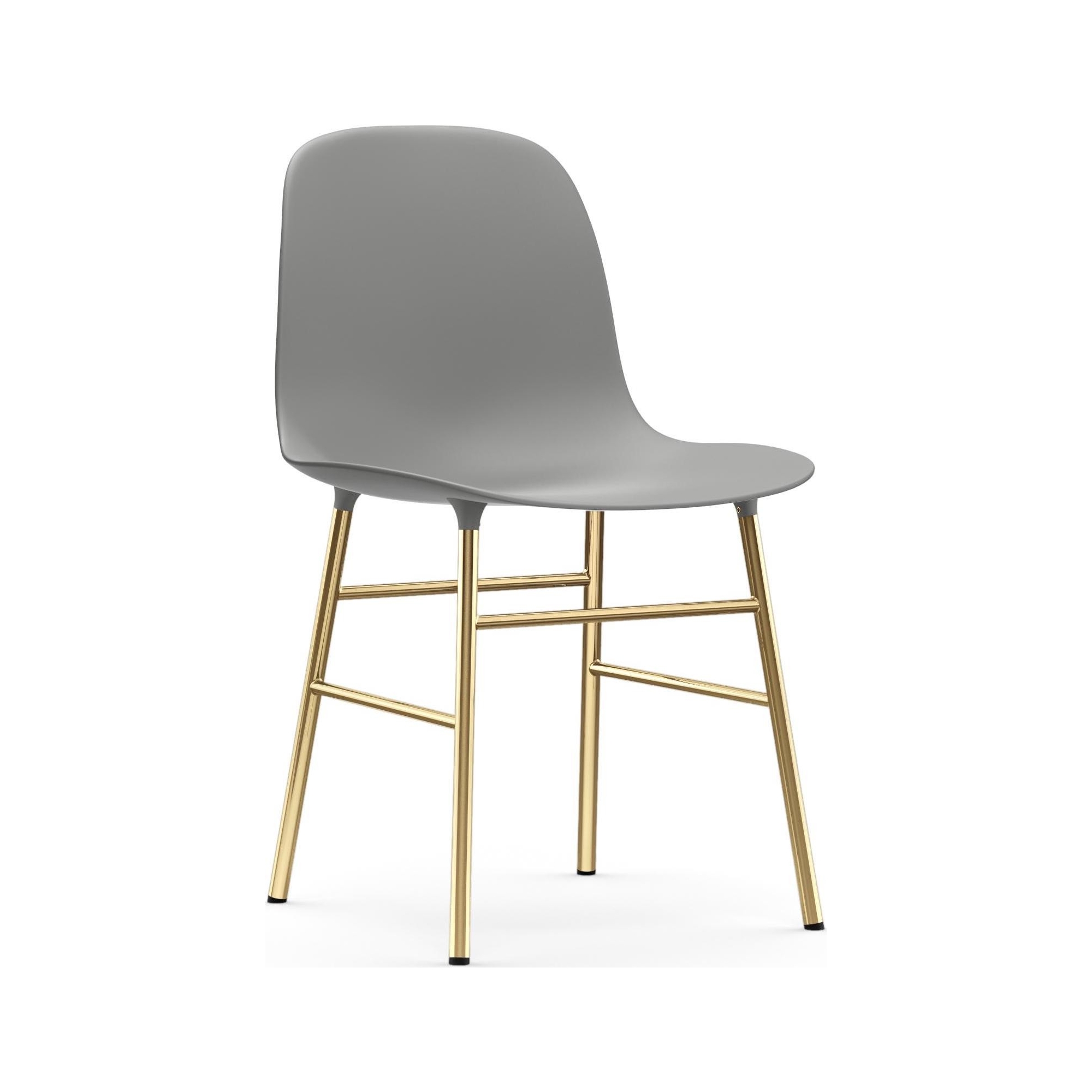 grey / brass – Form Chair - Normann Copenhagen