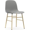 grey / brass – Form Chair - Normann Copenhagen