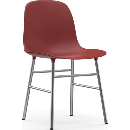 red / chrome – Form Chair - Normann Copenhagen