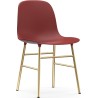 red / brass – Form Chair - Normann Copenhagen