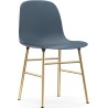 bleu / laiton – Chaise Form - Normann Copenhagen