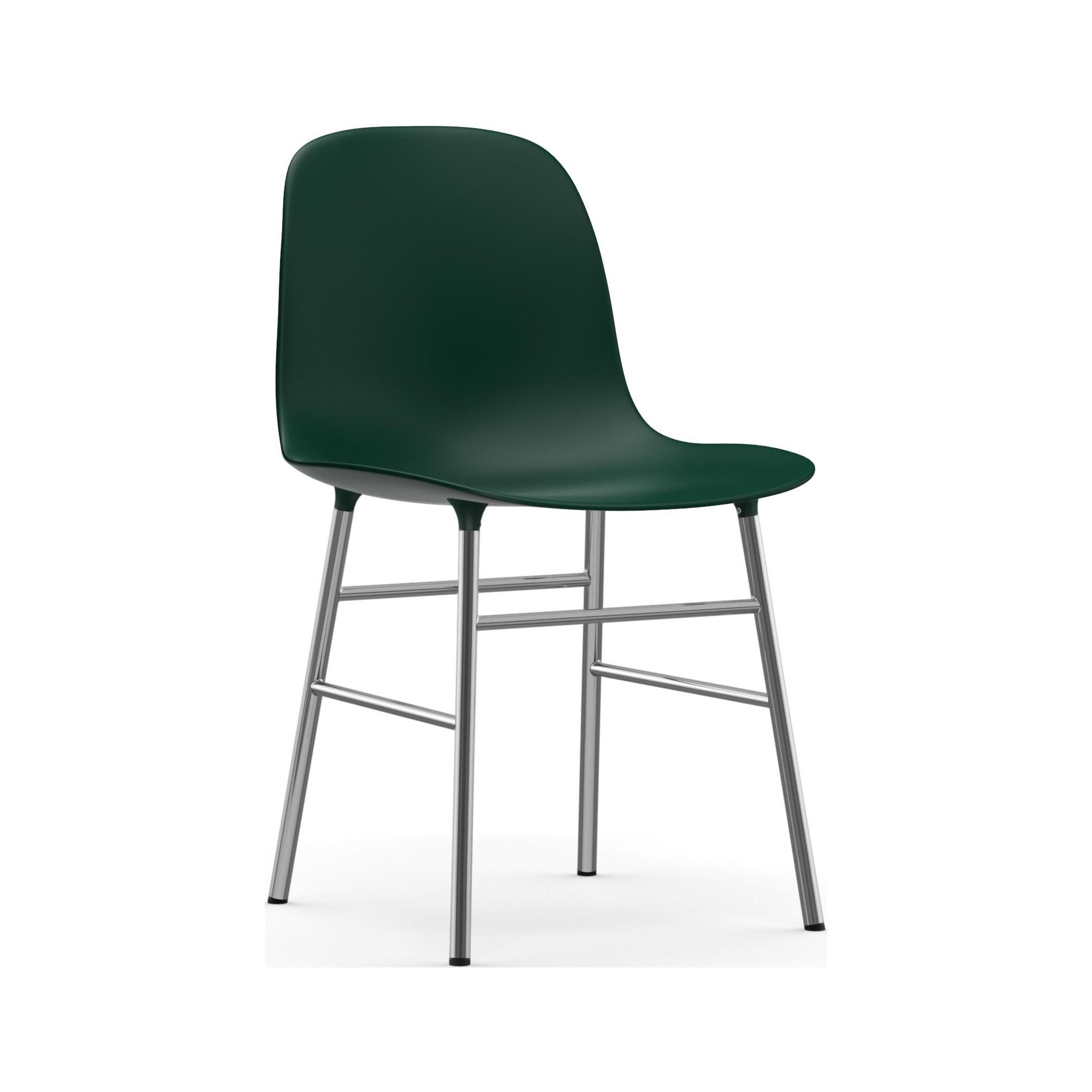 green / chrome – Form Chair - Normann Copenhagen