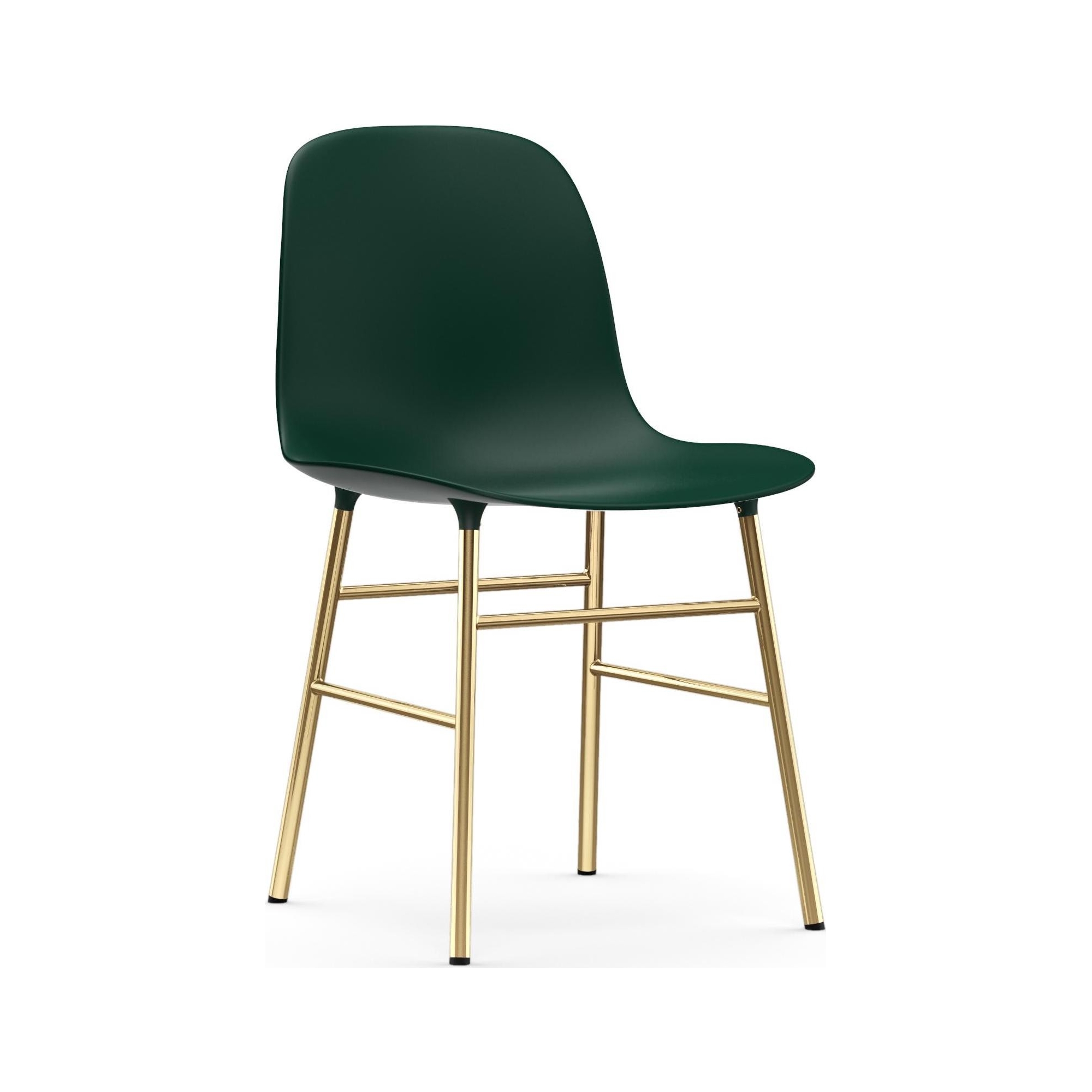 green / brass – Form Chair - Normann Copenhagen