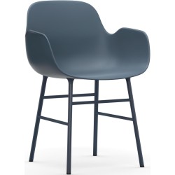 blue / blue – Form Chair with armrests - Normann Copenhagen