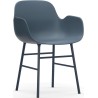 blue / blue – Form Chair with armrests - Normann Copenhagen