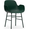 green / green – Form Chair with armrests - Normann Copenhagen