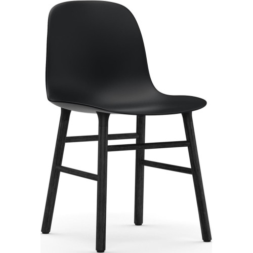 Noir / Chêne peint en noir – Chaise Form - Normann Copenhagen