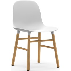 Blanc / Chêne – Chaise Form - Normann Copenhagen