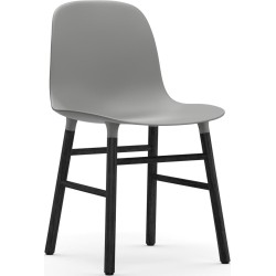 Gris / Chêne peint en noir – Chaise Form - Normann Copenhagen