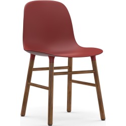 Red / Walnut – Form Chair - Normann Copenhagen