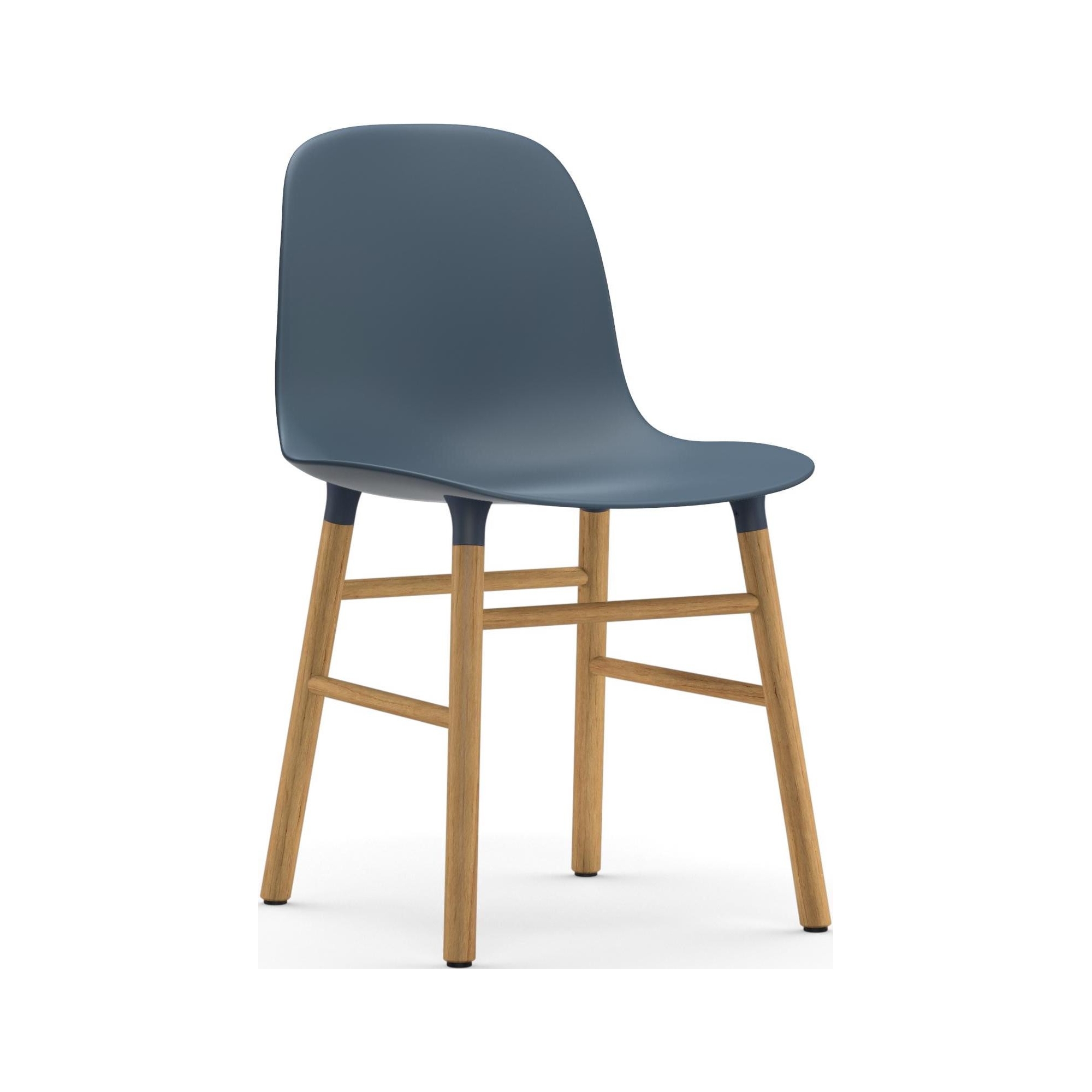 Bleu / Chêne – Chaise Form - Normann Copenhagen