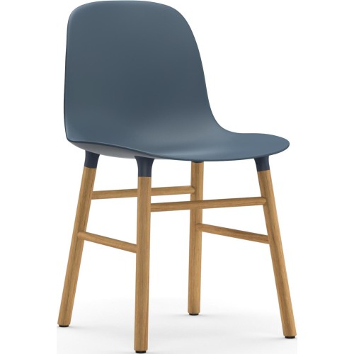 Bleu / Chêne – Chaise Form - Normann Copenhagen