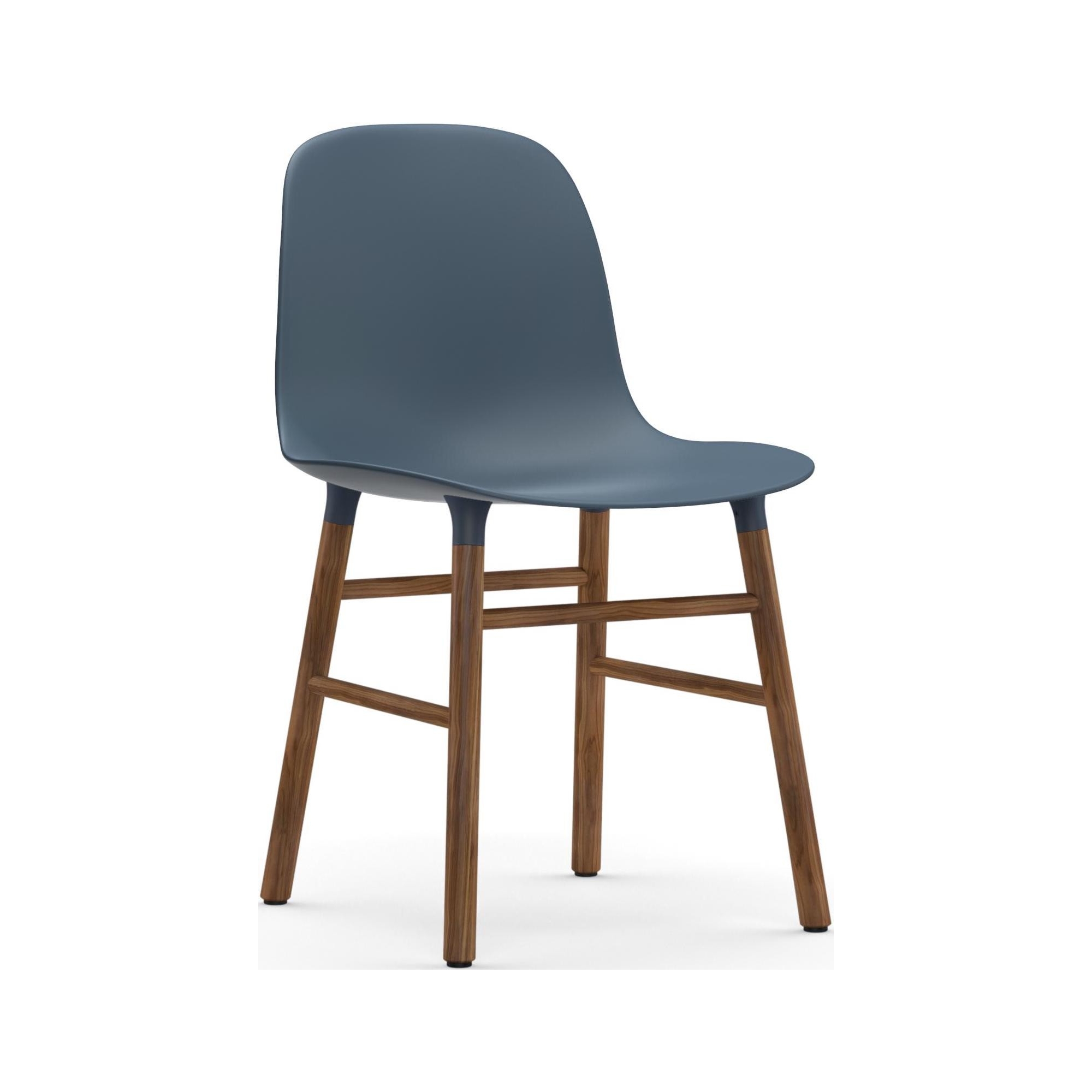 Bleu / Noyer – Chaise Form - Normann Copenhagen