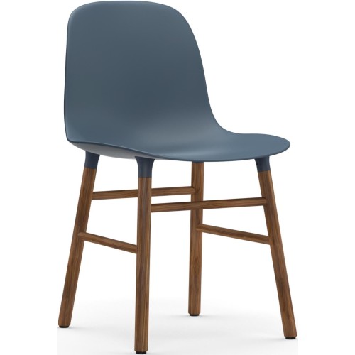 Bleu / Noyer – Chaise Form - Normann Copenhagen