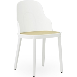 White / braided seat – Allez Chair - Normann Copenhagen