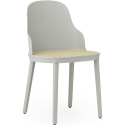 Warm Grey / Assise tressée – Chaise Allez - Normann Copenhagen