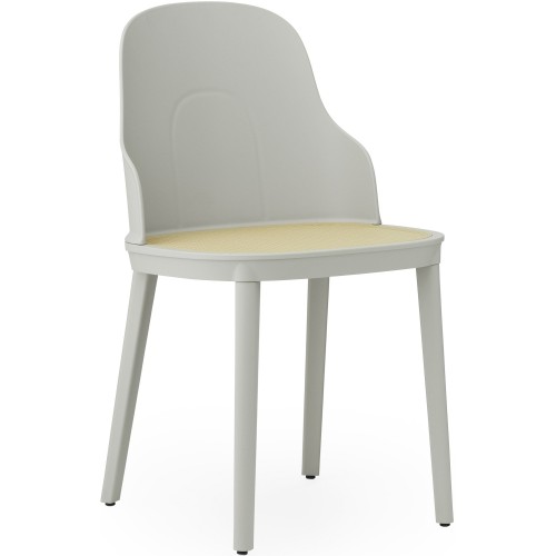 Warm Grey / Assise tressée – Chaise Allez - Normann Copenhagen