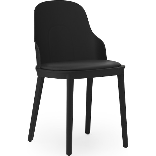 cuir Ultra Noir – Chaise Allez - Normann Copenhagen