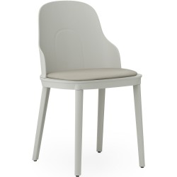 cuir Ultra Warm Grey – Chaise Allez - Normann Copenhagen