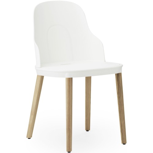 Blanc / chêne – Chaise Allez - Normann Copenhagen