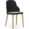 Noir / Assise tressée / Chêne – Chaise Allez - Normann Copenhagen